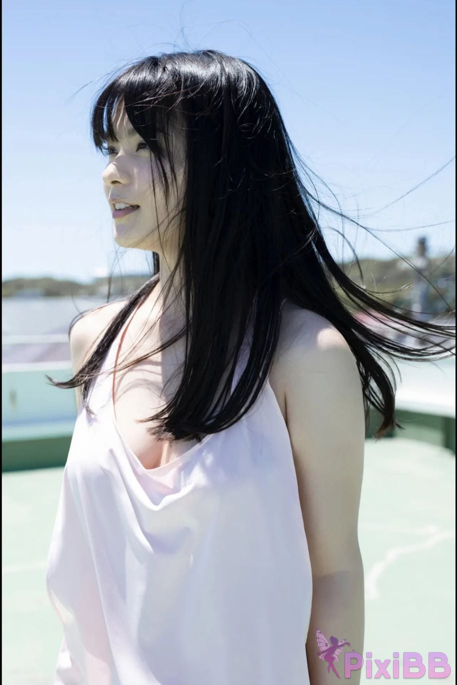 Japanese Idol Mizuki Hoshina FRIDAY digital photo book Take off your yukata PixiBB (10)
